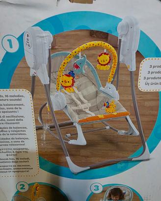 Fisher-Price Altalena 3in1 Sdraietta  