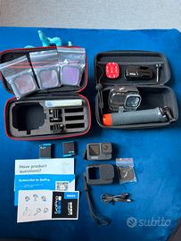 GoPro Hero 9 Black+kit sub completo e galleggiante