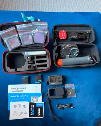 GoPro Hero 9 Black+kit sub completo e galleggiante