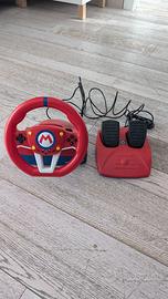 Volante e pedaliera nintendo switch