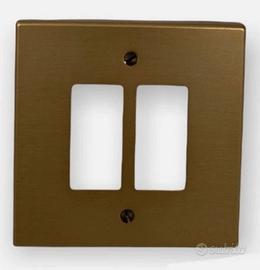 n. 16 placca 08506.BR a 2 moduli Serie Vimar 8000