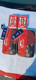 4 Racchetta ping pong slazenger completo piu 18
