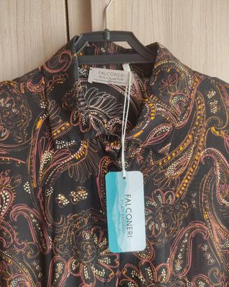 Camicia da donna Falconeri in pura seta .