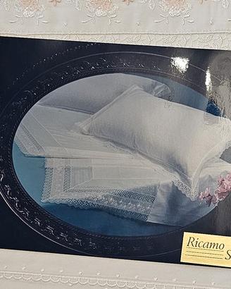 Lenzuola matrimoniale SETA completo letto federe