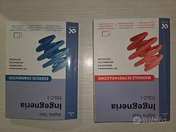 LIBRI ALPHA TEST TOLC I - MANUALE + ESERCIZI