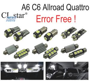 KIT 20 LAMPADE LED INTERNE PER AUDI A6 ALLROAD QUA