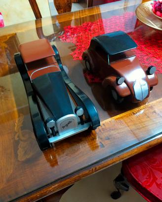 modellini auto in legno 