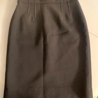 Gonna nera longhette vita alta