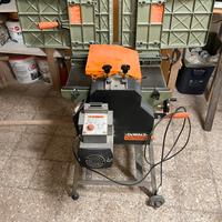 Pialla a filo e spessore con carrello e bucatrice