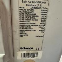 Climatizzatore dual split Saeco