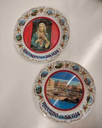Piatti souvenir vintage 