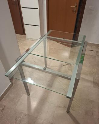 🍽️ Tavolo Glivarp vetro allungabile 70x75-115 cm
