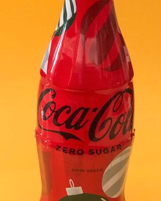 COCA-COLA ZERO BOTTIGLIA VETRO WRAPPATO TURCHIA