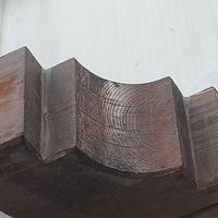 travi in legno con frontino per gazebo