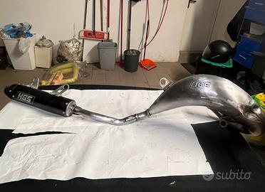 scarico hgs completo ktm husqvarna gasgas