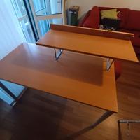 Tavolino da lavoro 120x60 con portastampante