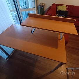 Tavolino da lavoro 120x60 con portastampante