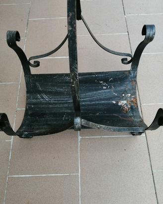 portalegna in ferro 