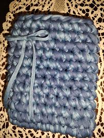 porta kindle crochet 