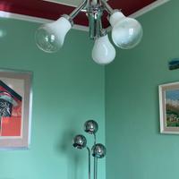 Lampadario con lampada studio Vintage anni 70