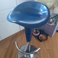 Sgabello alto girevole e regolabile