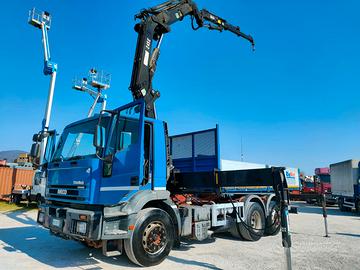 Iveco Cursor 350 ribaltabile e Gru Hiab