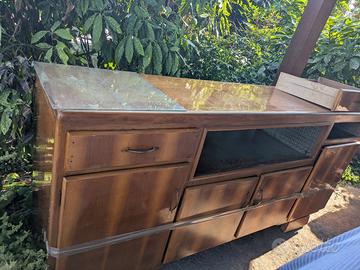 letto comodini credenza
