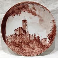 Piatti decorativi vedute friulane ceramica #2