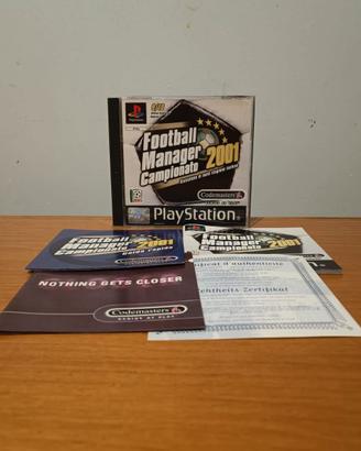Football Manager Campionato 2001 – PlayStation ITA