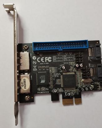 Scheda PCE-SA450 SATA/IDE Controller Card