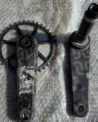 guarnitura in carbonio road gravel E13