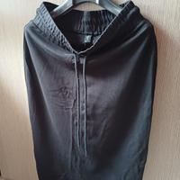 Gonna nera piazza Italia, con spacco 