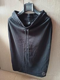 Gonna nera piazza Italia, con spacco 