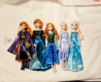 bambole Frozen Anna e Elsa 5 pz 