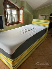 Letto Singolo contenitore Desirée e Materasso Emma