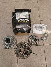 11v + 10v + 9v cassette bici da corsa blocco