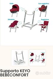 SEGGIOLONE +SDRAIETTA  con base SUPORTO KEYO 🟡50€