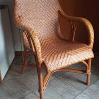 Poltrona in midollino