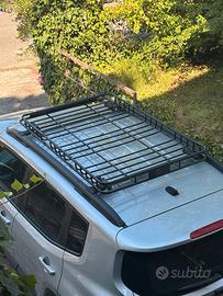 Cesto portapacchi universale per auto 163x99cm