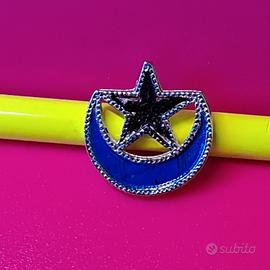 Spilla vintage Inter FC stella mezza luna