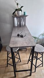 set tavolo bar