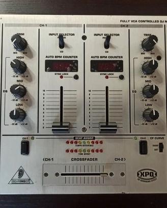 Mixer dj Behringer DJX400 funzionante
