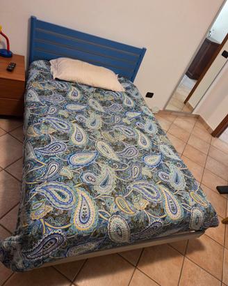 Letto 1 piazza e mezza +materasso