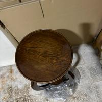 Colonna in legno noce