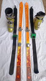 set sci alpimismo dynastar scarponi attacchi rampa