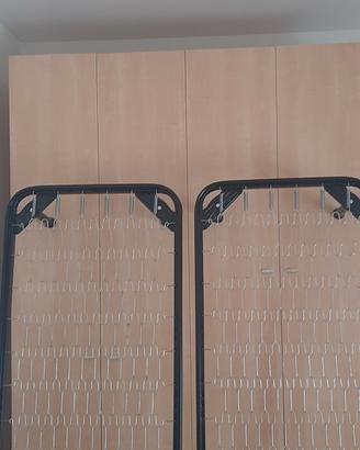 2 reti metalliche da 1 piazza - RITIRO A MANO 