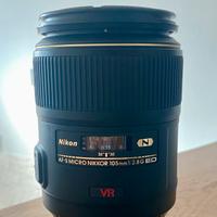 Nikon AF-S VR micro-nikkor 105 mm f/ 2.8G IF-ED