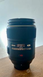 Nikon AF-S VR micro-nikkor 105 mm f/ 2.8G IF-ED