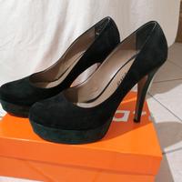 scarpe camoscio nero 