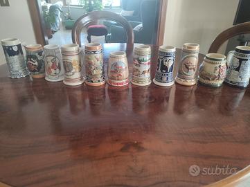 Splendida Collezione di Boccali da Birra in Cerami